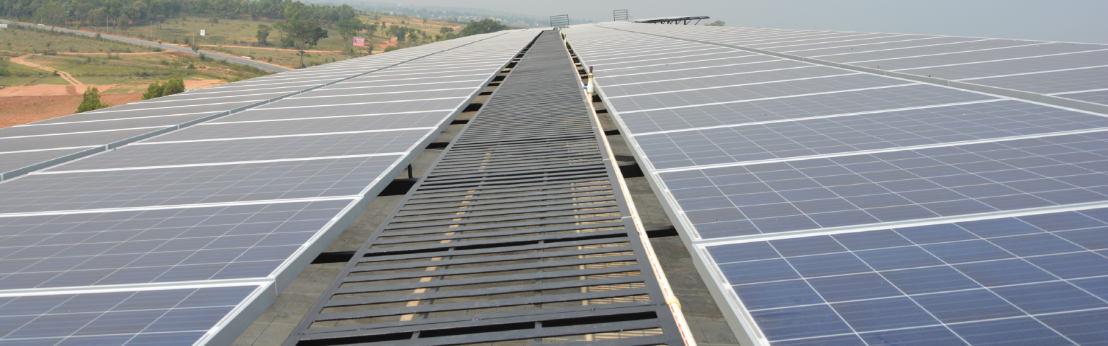 Solar panels array