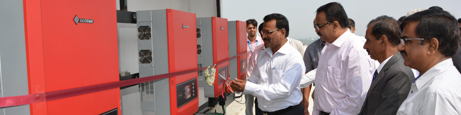 Solar inverter installation